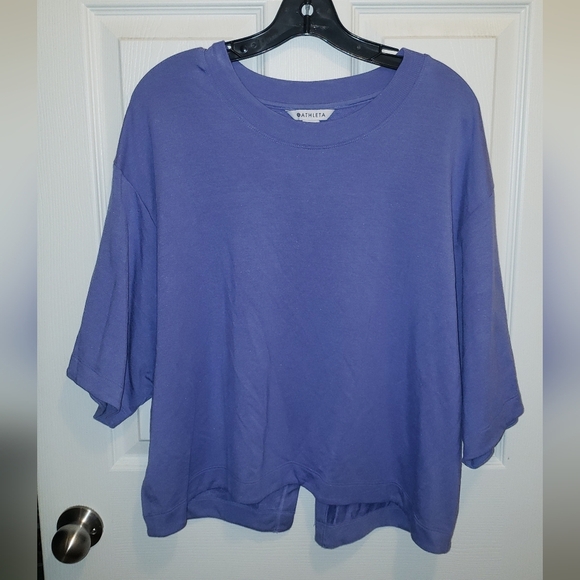 ATHLETA| Bliss Open Back Pullover - Picture 1 of 5